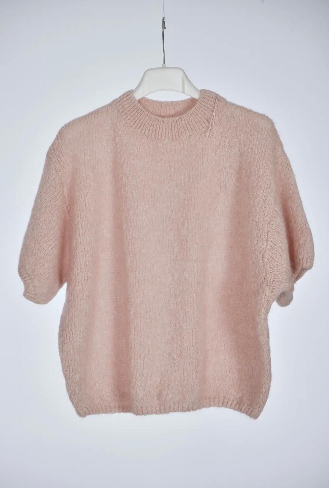 Jersey Mohair Manga Corta - Punto Premium Mujer