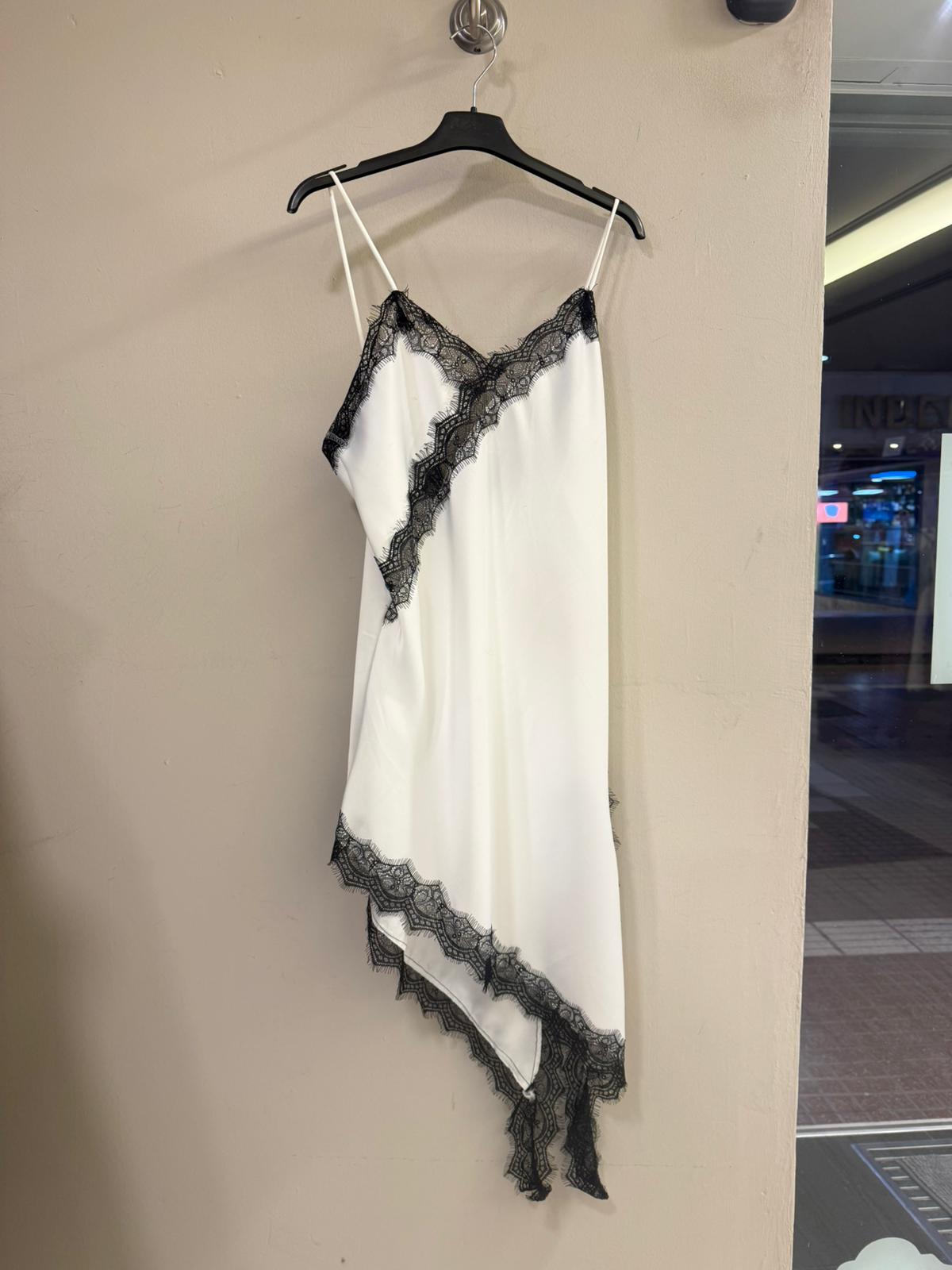 Vestido Lencero Encaje Midi - Elegancia Atemporal