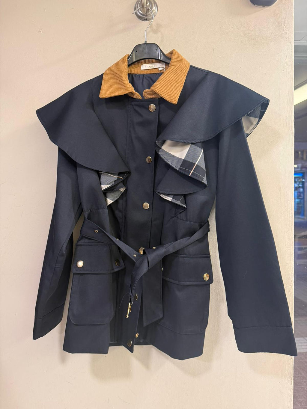 Chaqueta Utility Volantes Hombros - Chaqueta Mujer