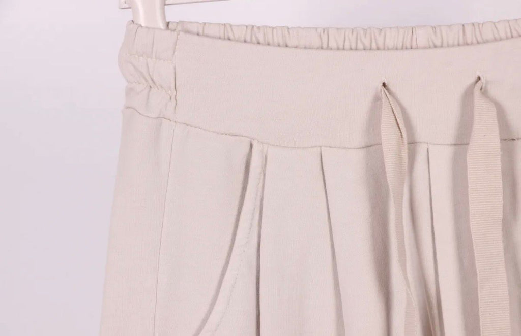 Pantalón Marrón de Pinzas Mujer - Algodón Elástico Premium | Dondola