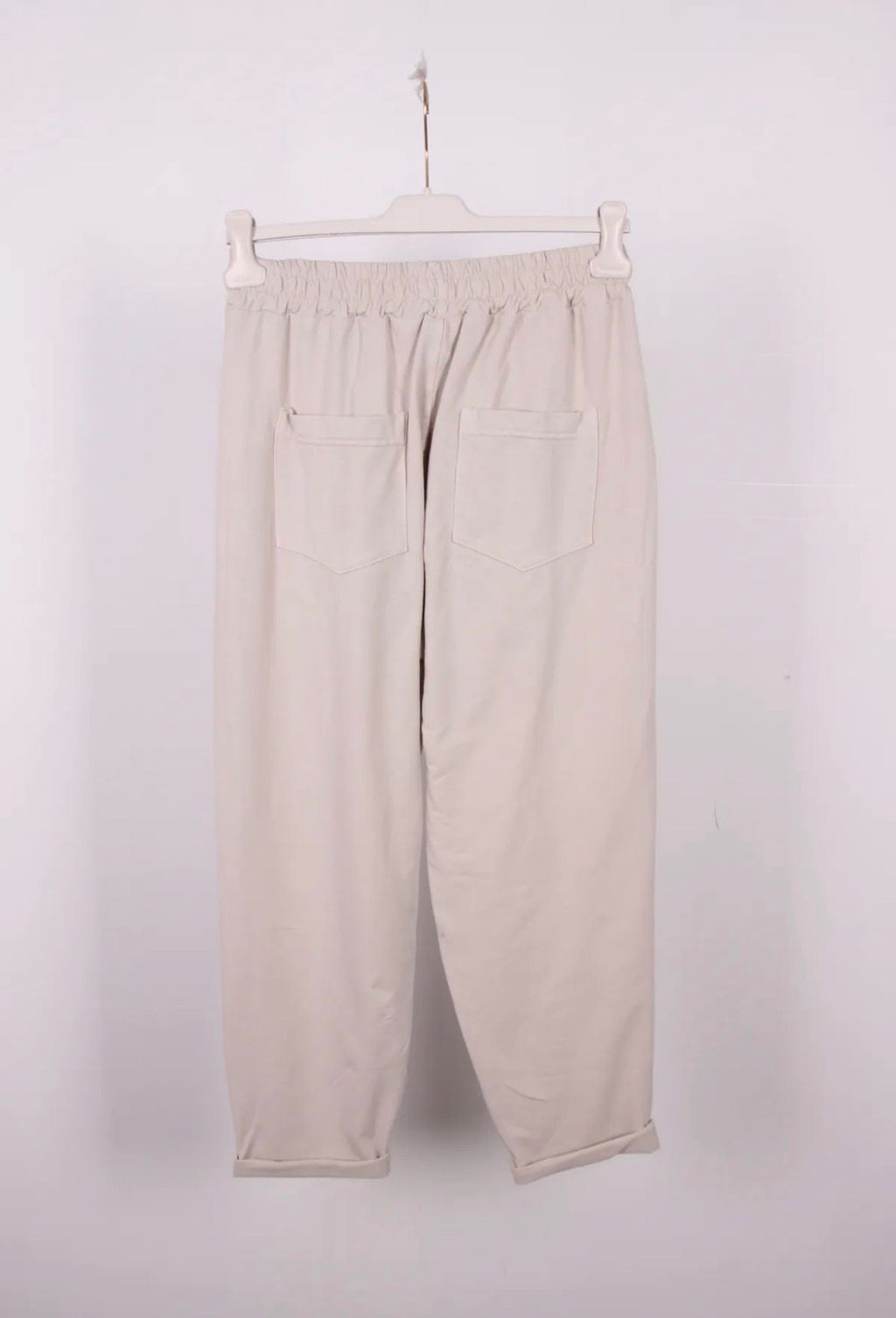 Pantalón Marrón de Pinzas Mujer - Algodón Elástico Premium | Dondola