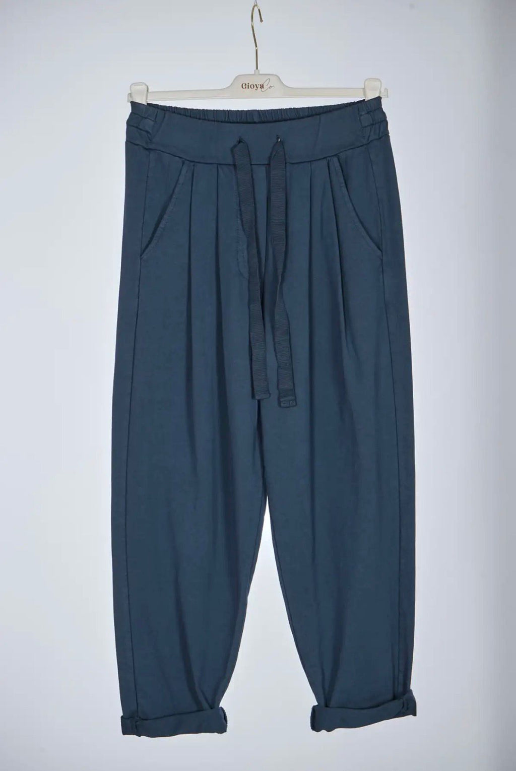 Pantalón Marrón de Pinzas Mujer - Algodón Elástico Premium | Dondola