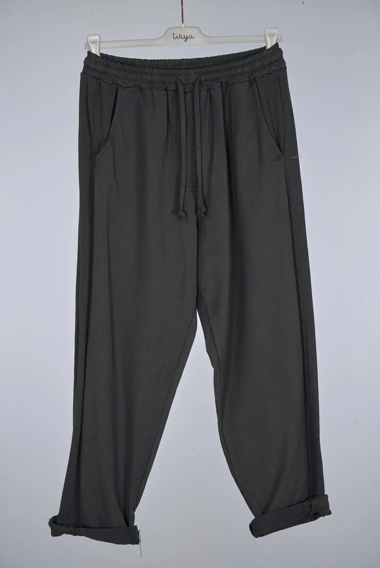 Pantalón Algodón Elástico Banda Lateral | Dondola