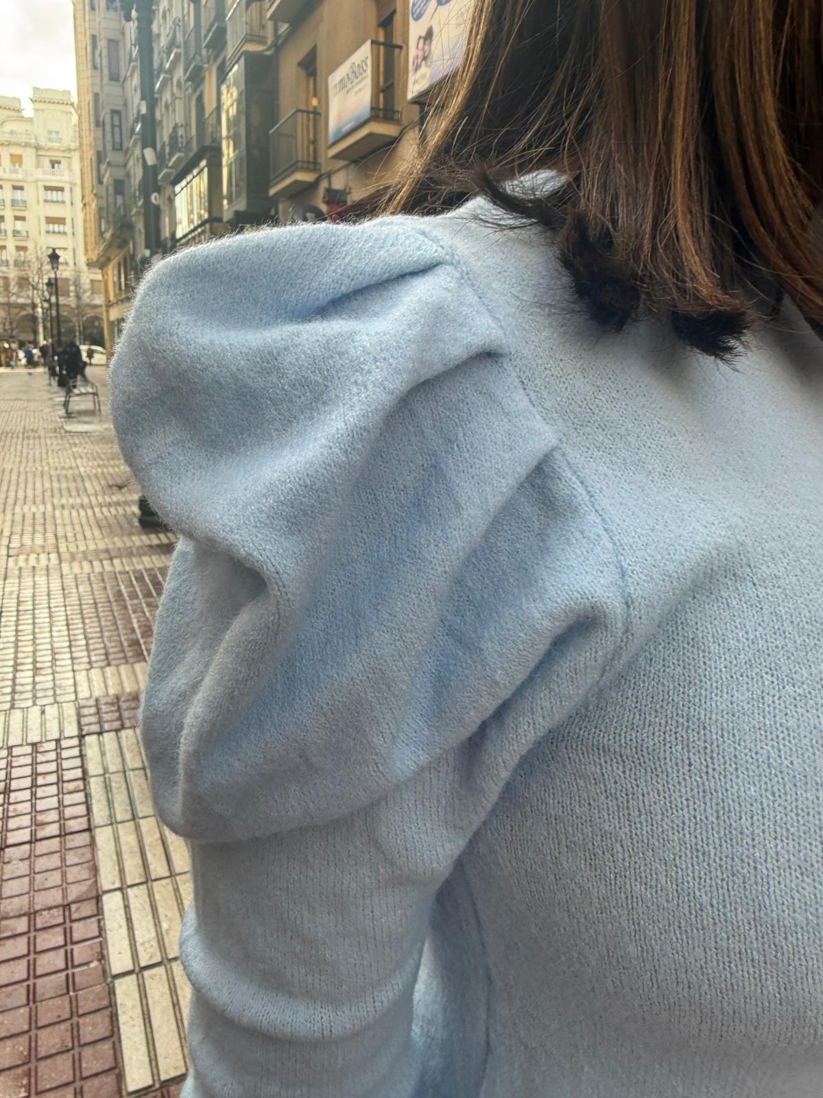 Jersey Punto Mangas Abullonadas