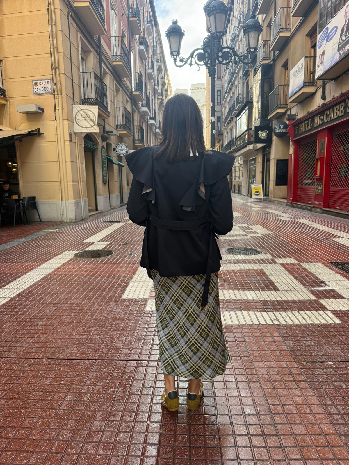 Chaqueta Utility Volantes Hombros - Chaqueta Mujer