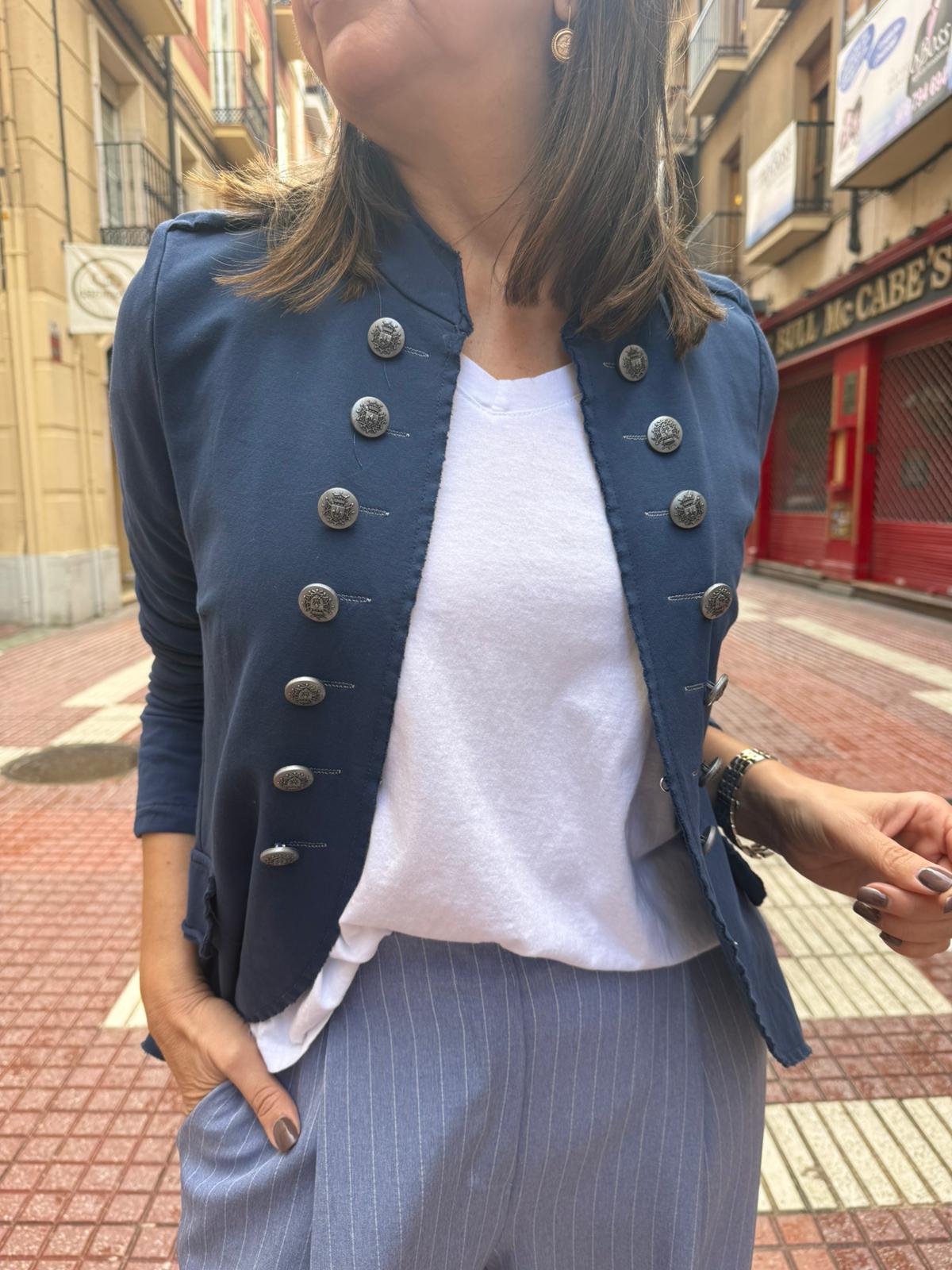 Blazer Militar Botonadura Doble