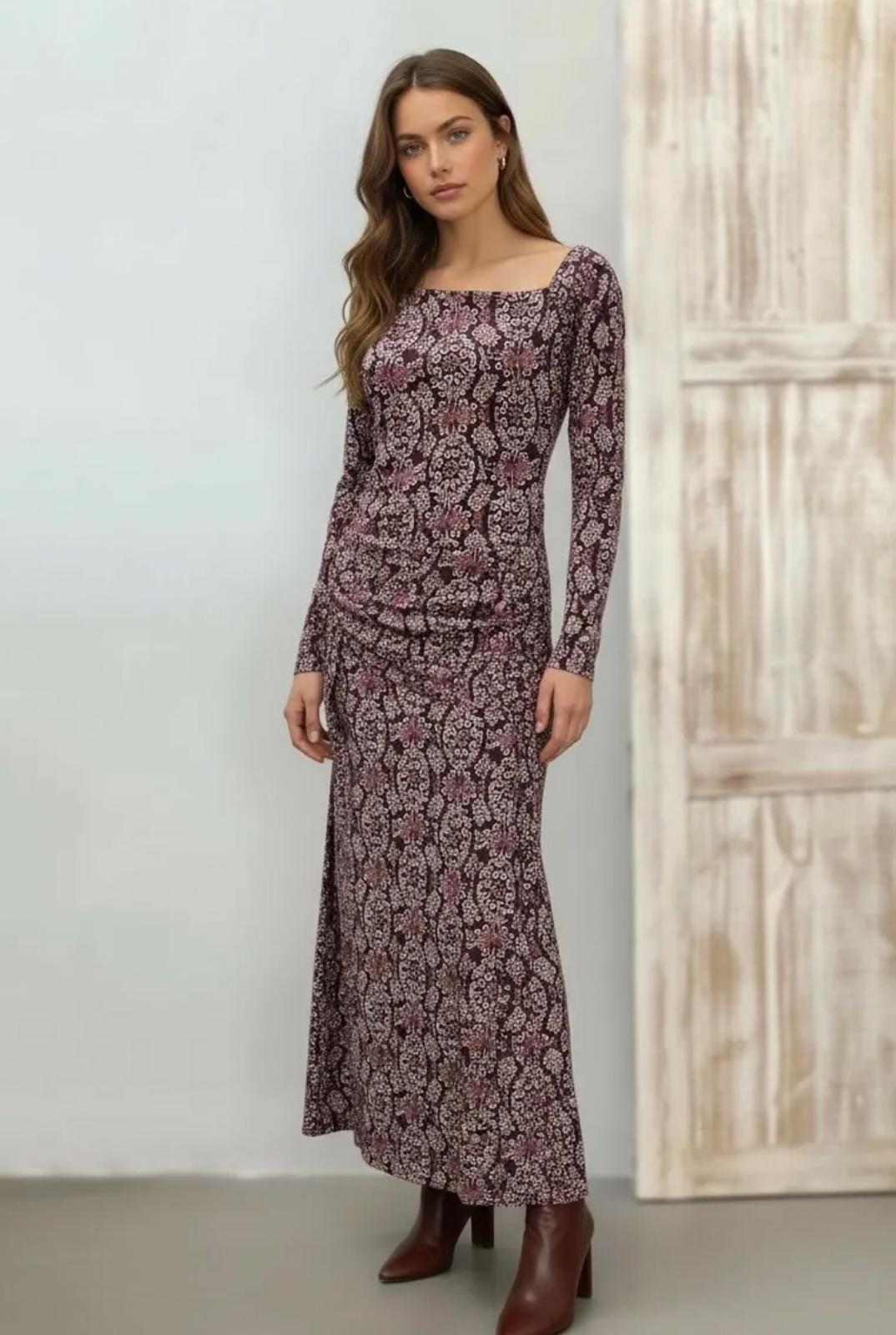 Vestido con Elástico en la Cintura