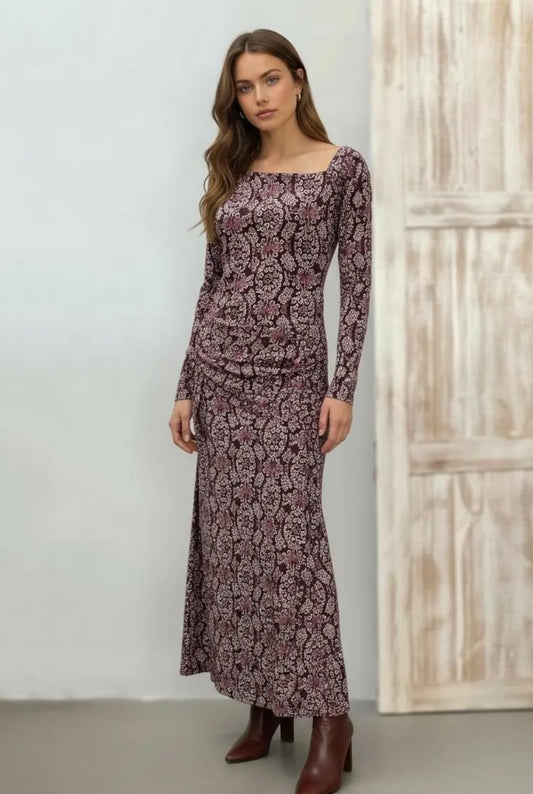 Vestido con Elástico en la Cintura