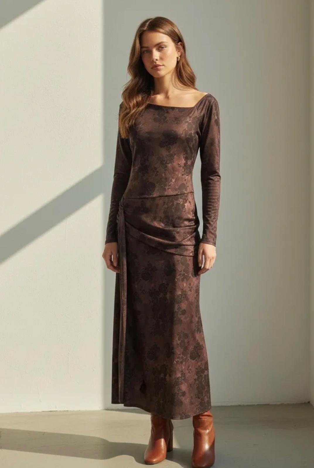 Vestido con Elástico en la Cintura