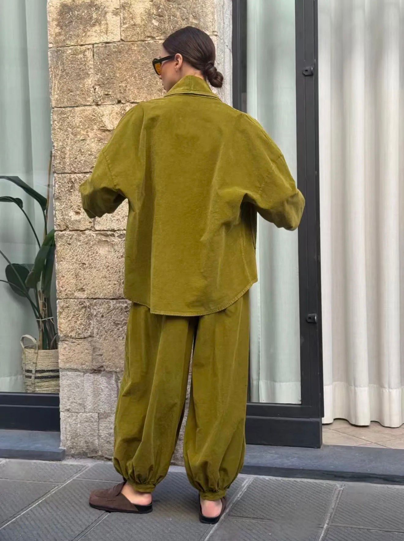 Chaqueta Kimono Oversize con Bolsillos