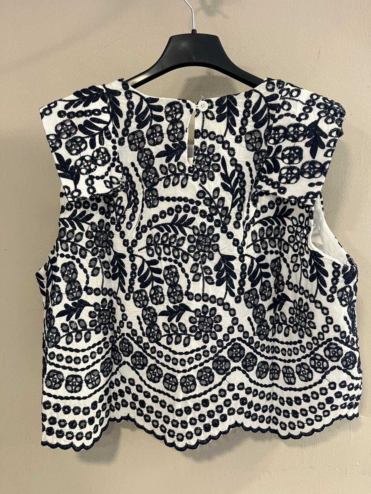 Conjunto Top y Falda Forrado con Cremallera Lateral