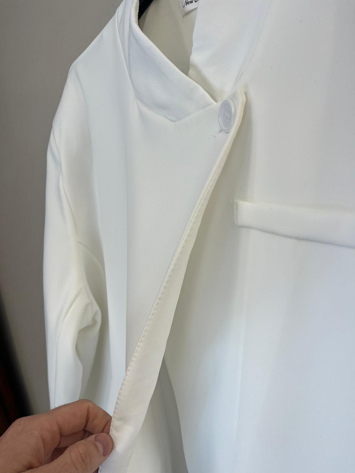 Blazer Blanca Oversize