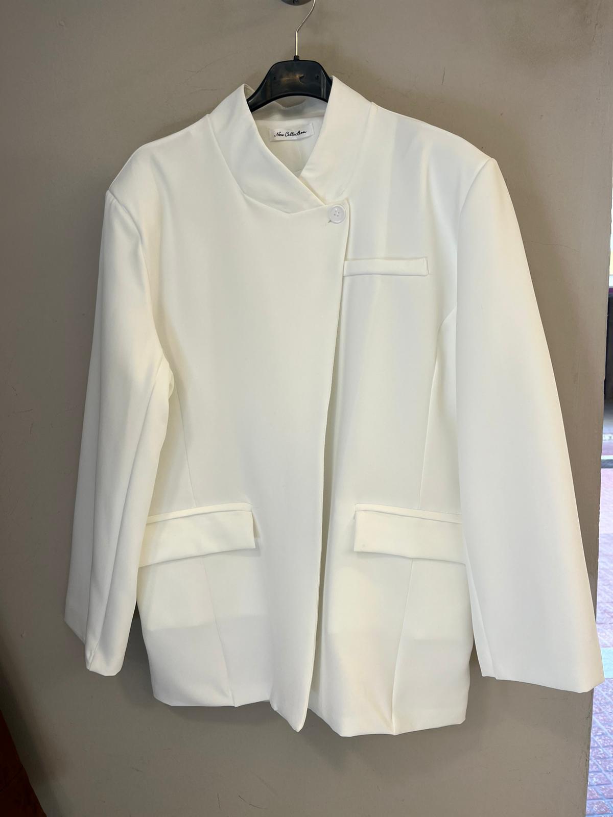 Blazer Blanca Oversize
