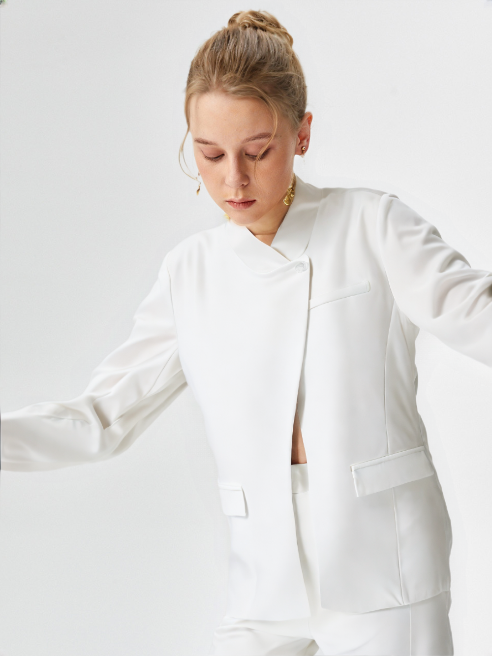 Blazer Blanca Oversize