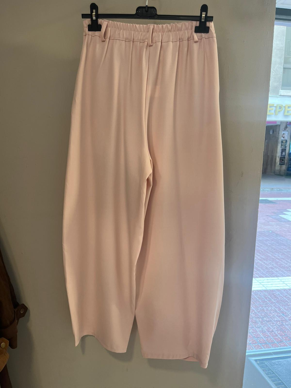 Pantalón Cruzado con Cintura Elástica