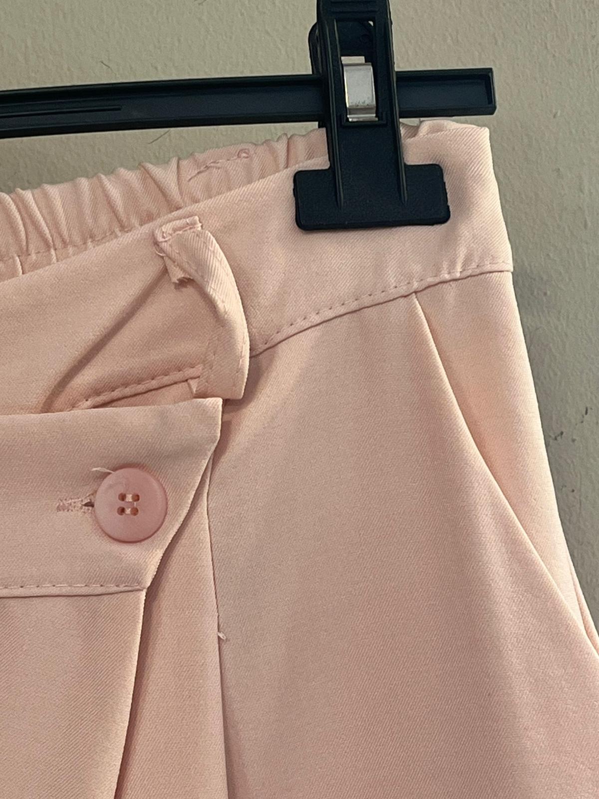 Pantalón Cruzado con Cintura Elástica