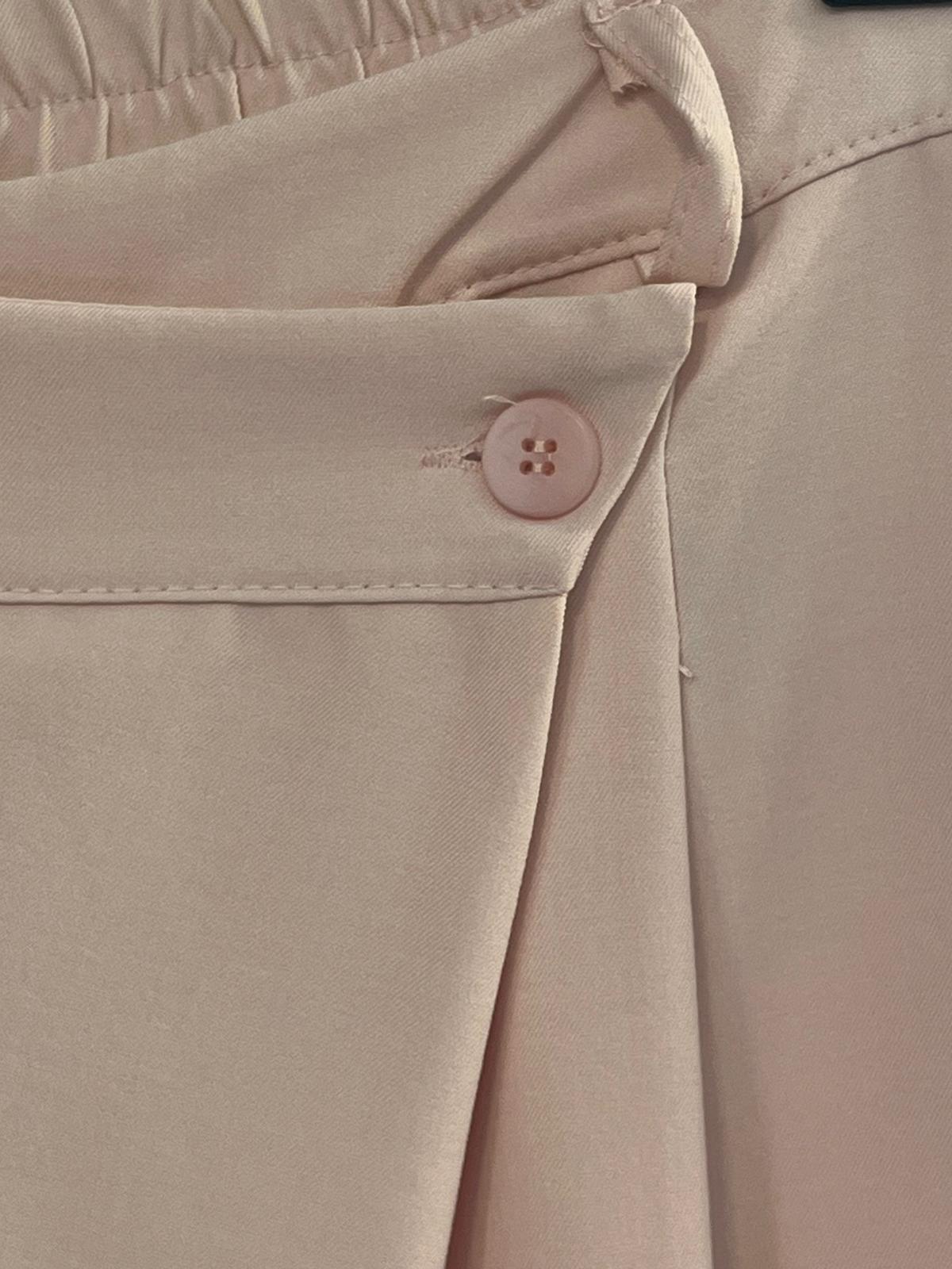 Pantalón Cruzado con Cintura Elástica