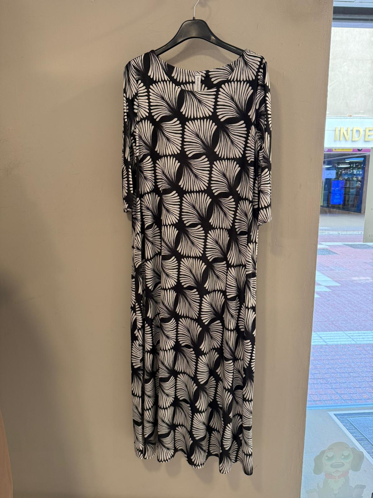 Vestido punto seda Estampado - Print Botánico