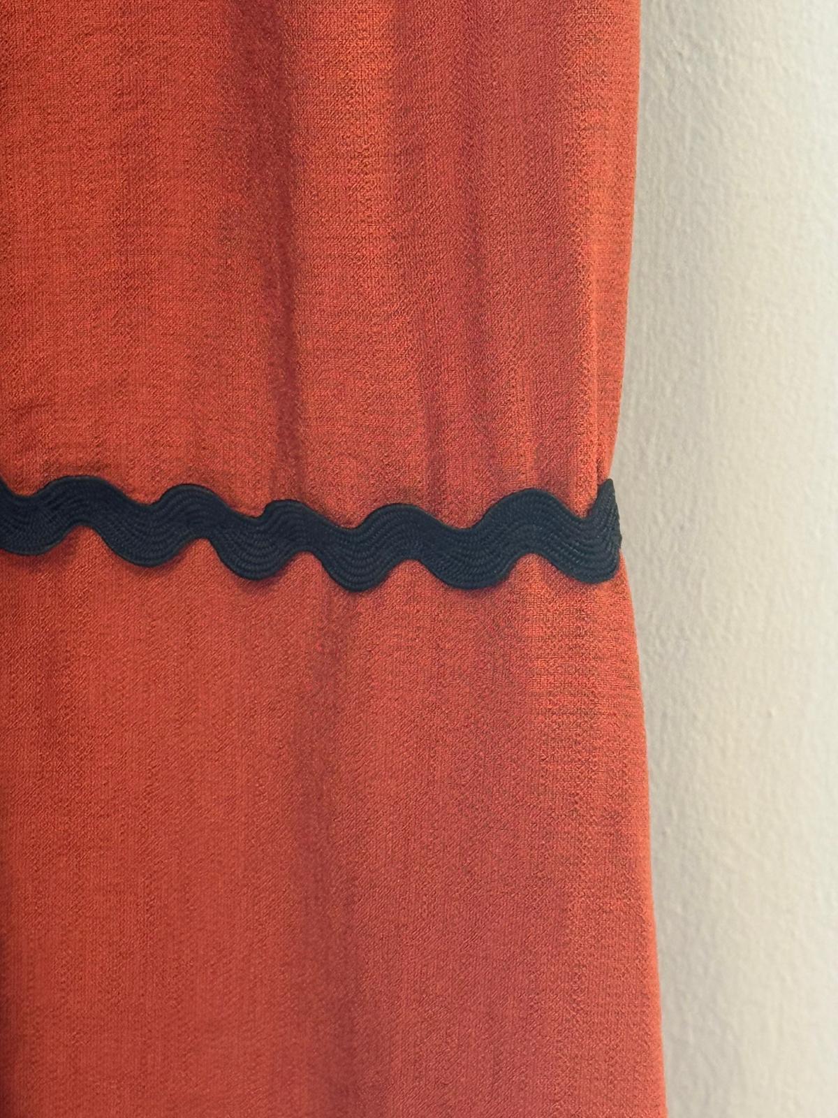 Vestido Largo Flecos Bicolor