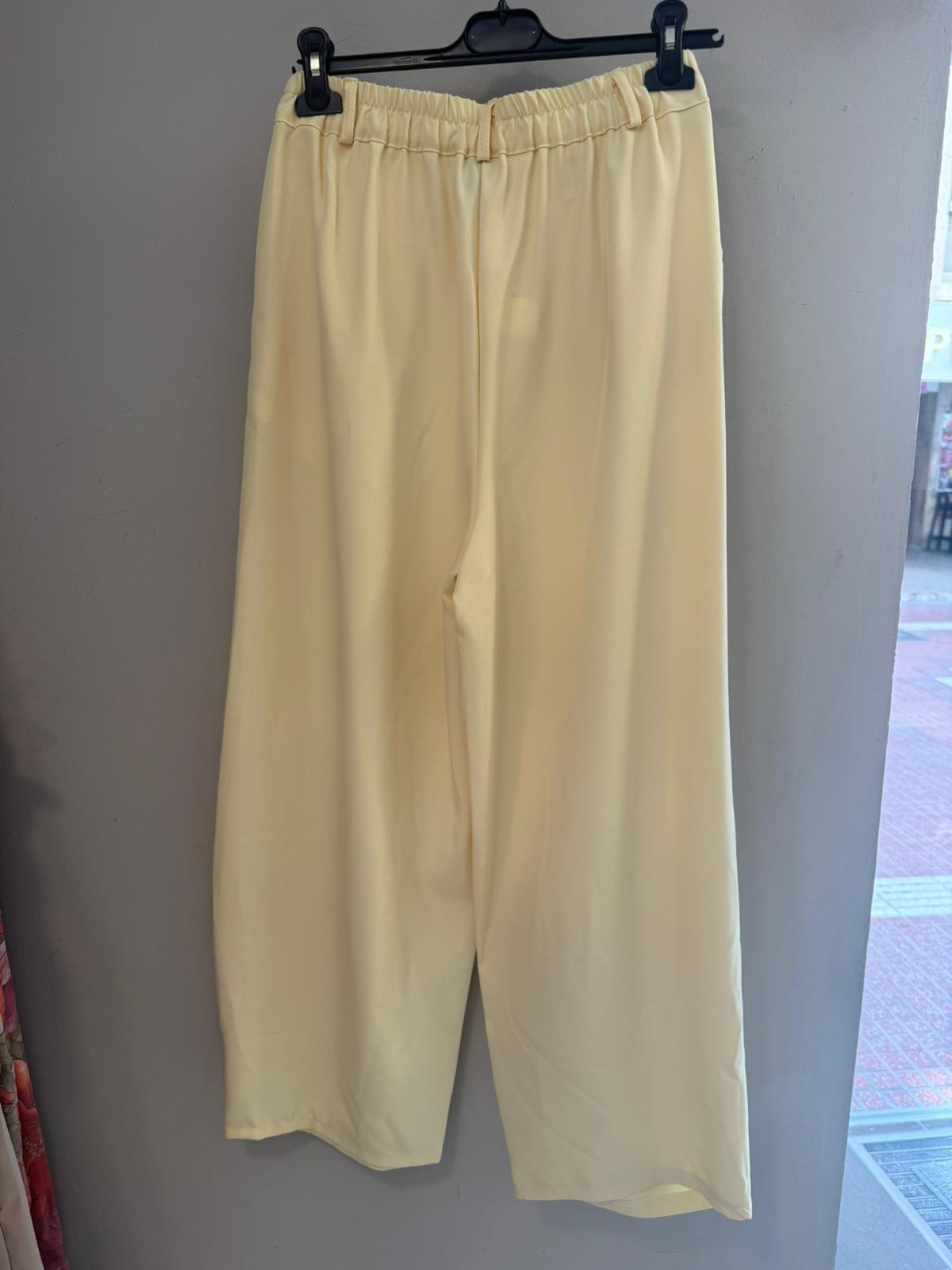 Pantalón Cruzado con Cintura Elástica