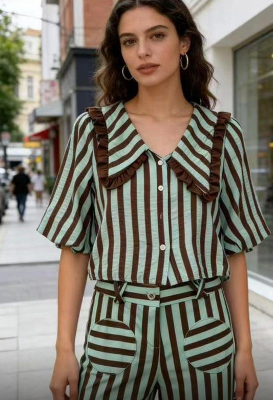 Conjunto Rayas Bicolor