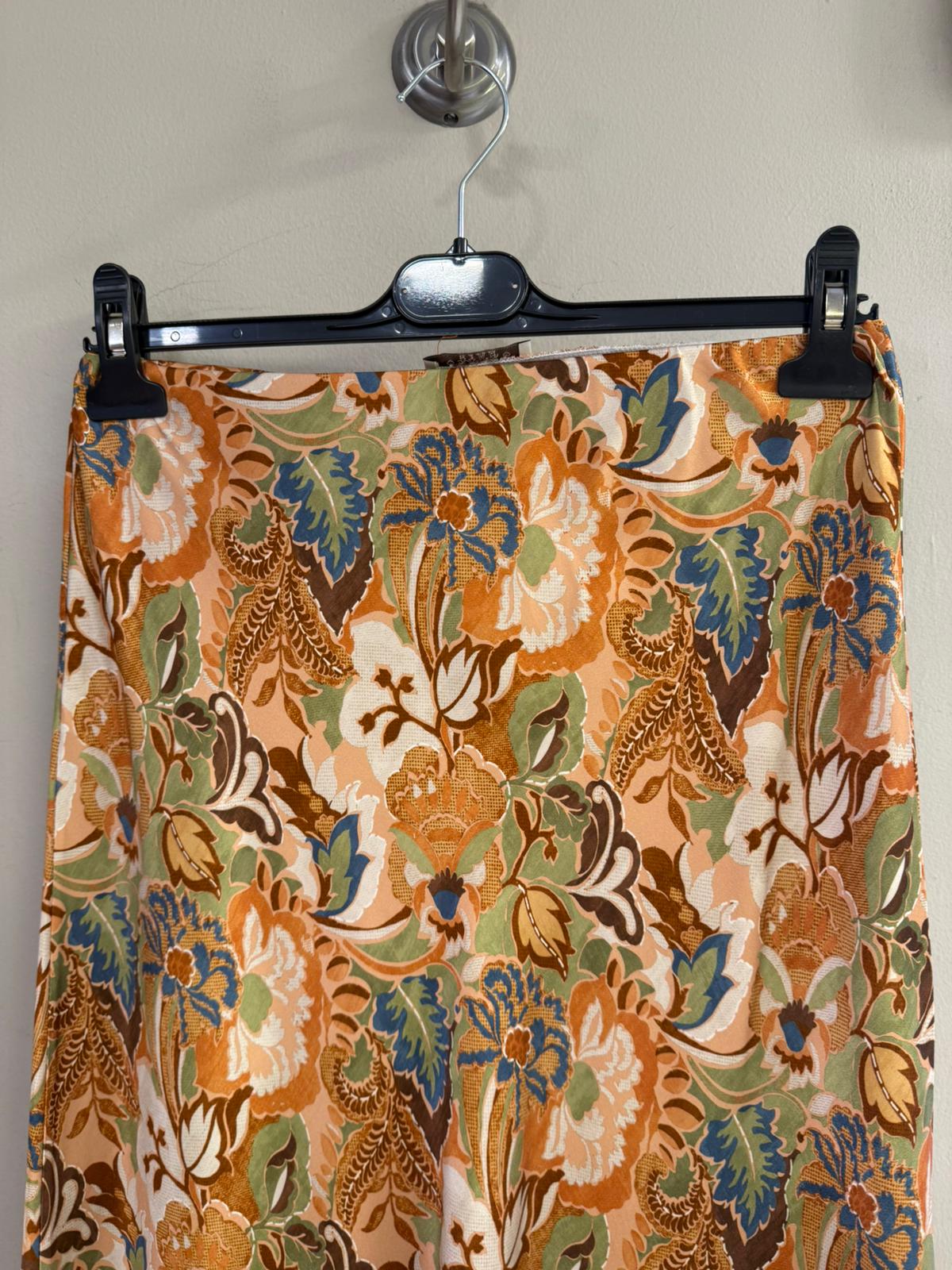 Falda Midi Estampado Barroco