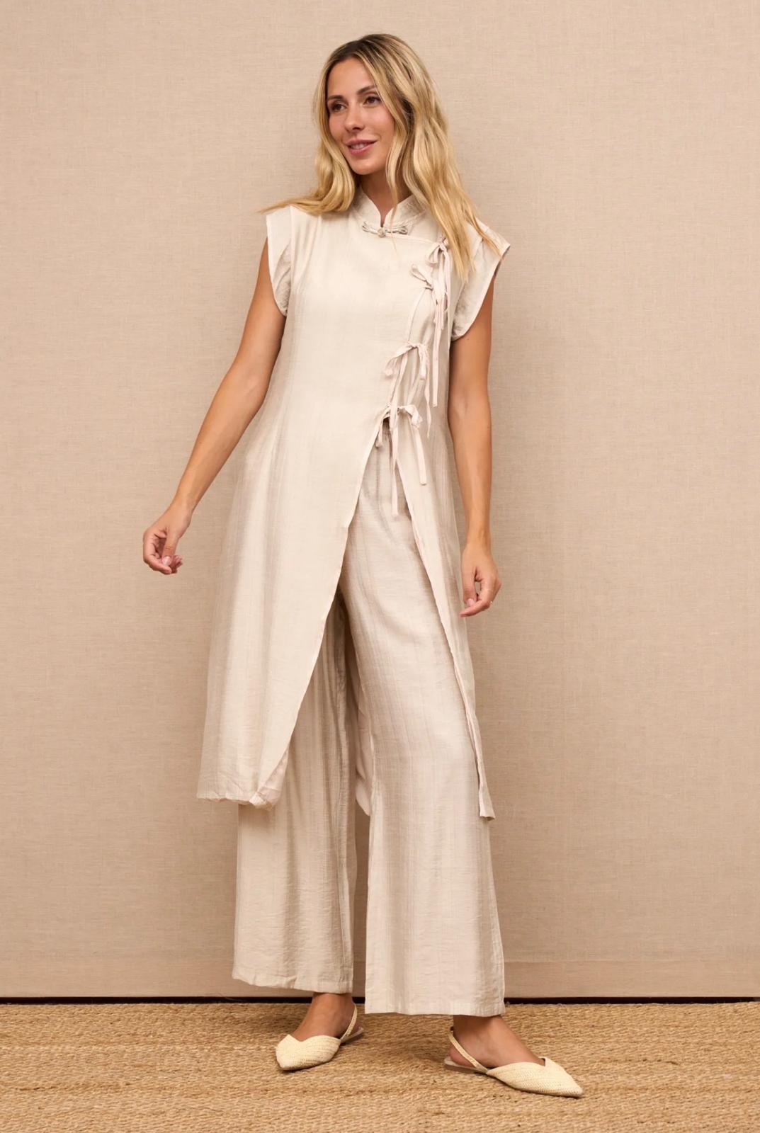 Conjunto Kimono con Pantalón Oriental