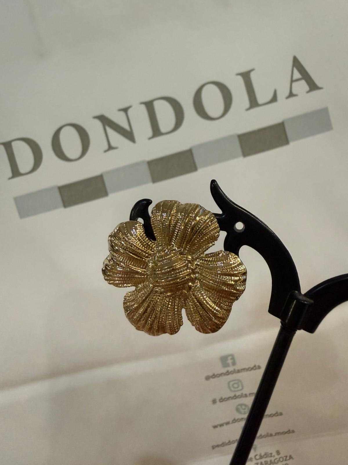 Pendientes Flor Hibisco Acero