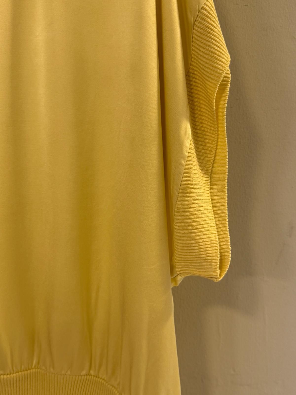 Camiseta Satinada Acabados Rib