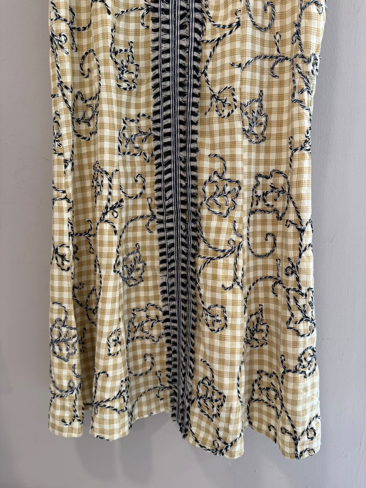 Vestido Falco cenefa frontal
