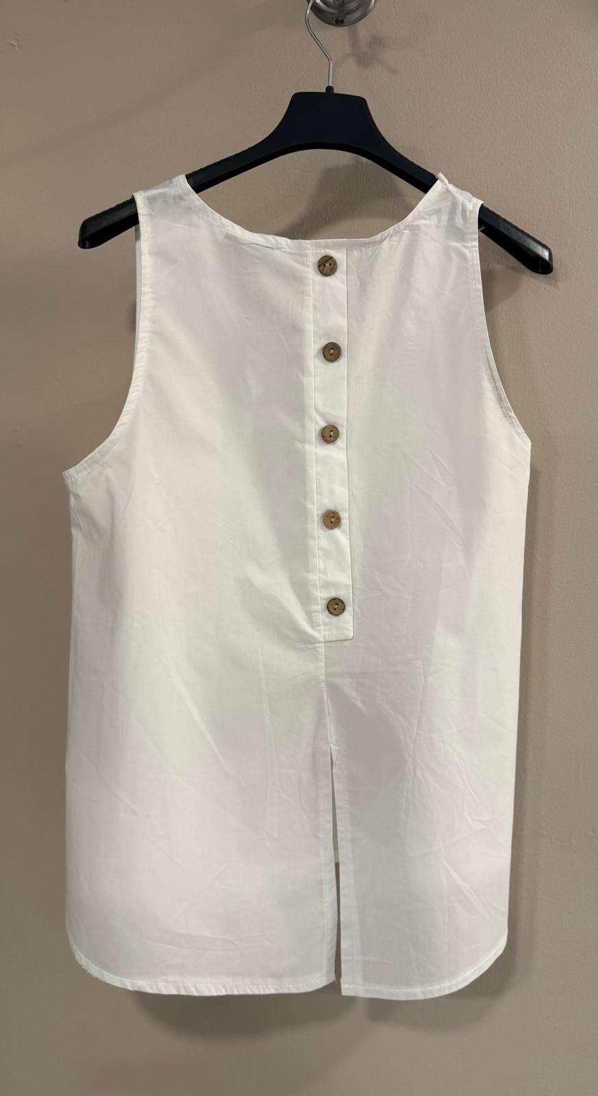 Blusa botones traseros