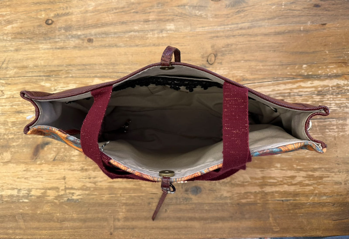 Bolso de Perro Gentleman Piel y Tejido Aterciopelado