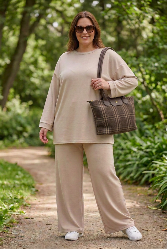 Conjunto punto talla grande