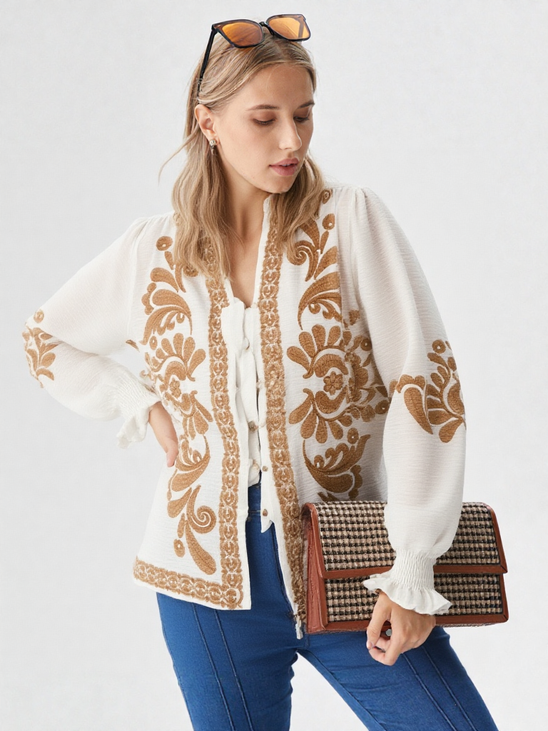 Blusa Bordada Bianca