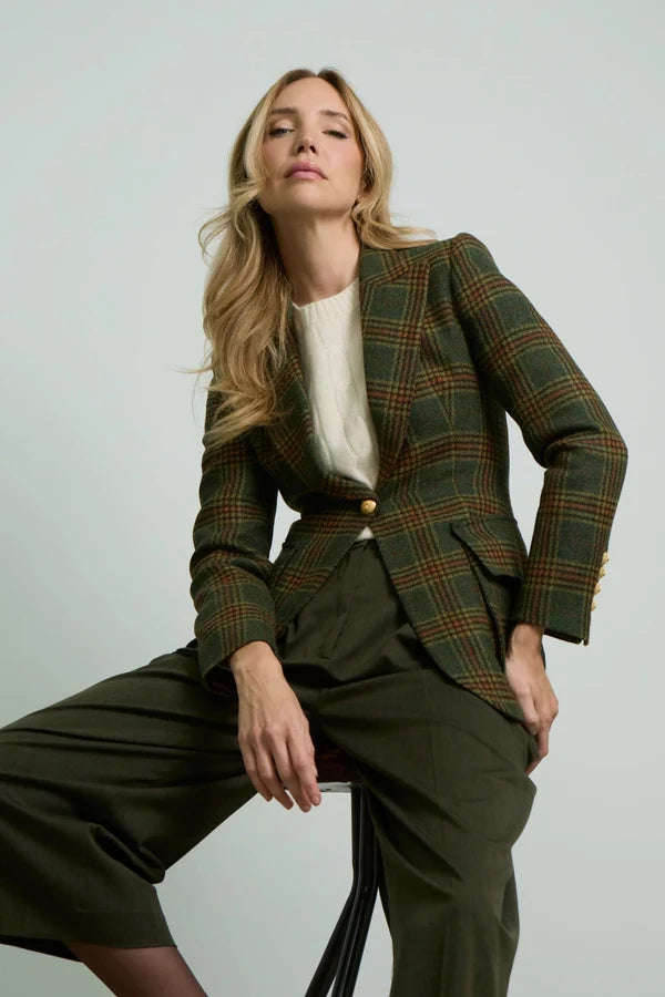 Blazer de lana a cuadros Grant "The Extreme Collection"