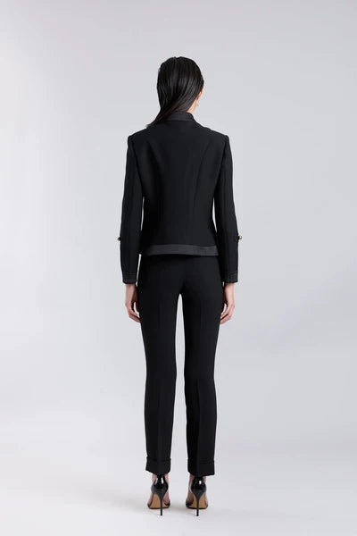 Blazer militar con soutache negro La Spezia "The Extreme Collection"