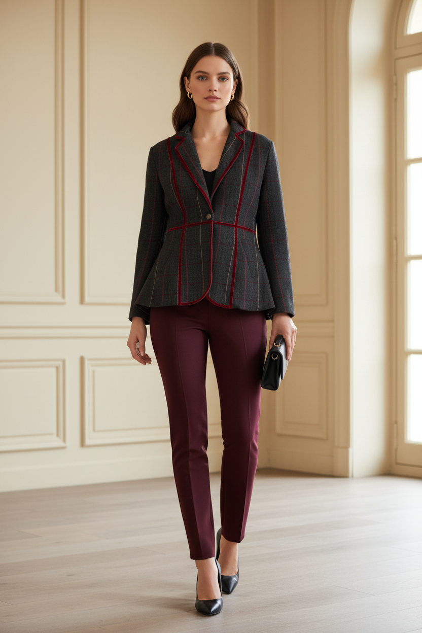 Blazer Tartán Look 1