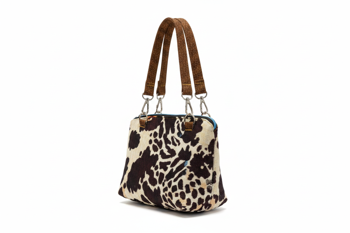 Bolso cow print lateral