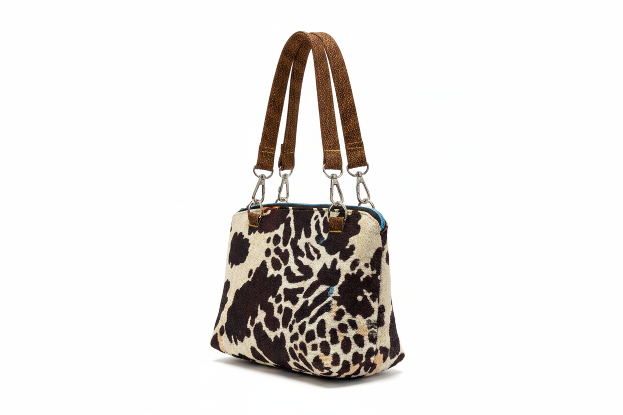 Bolso cow print lateral