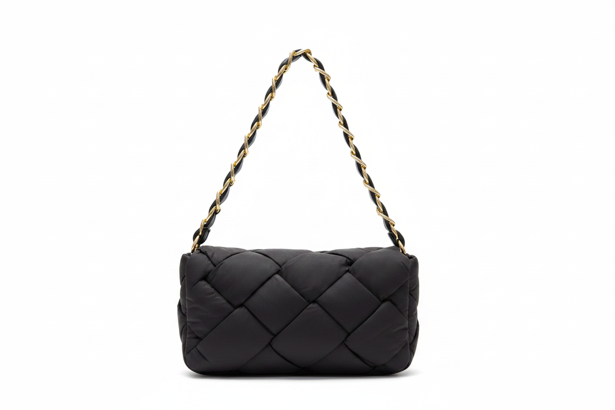 Bolso negro frontal