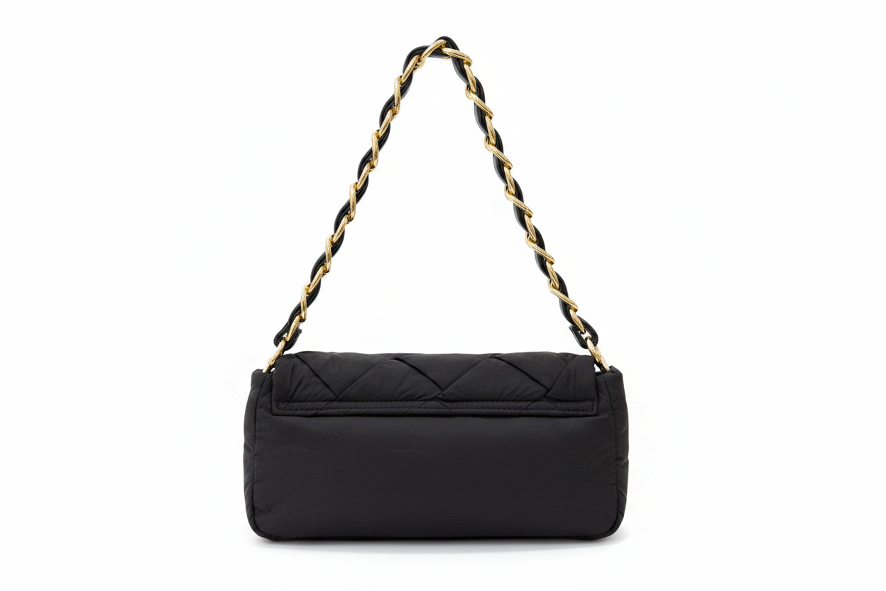 Bolso negro trasera