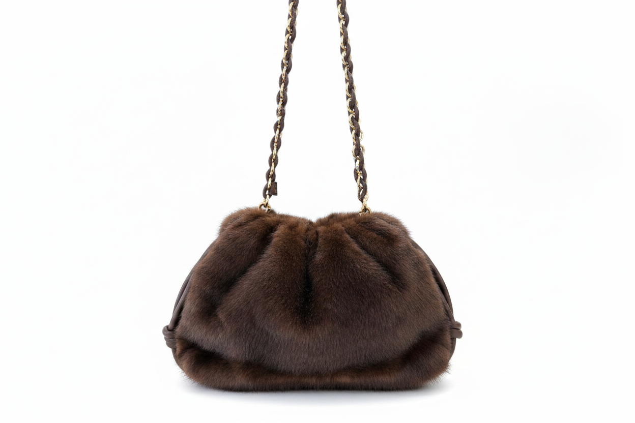 Bolso pelo chocolate