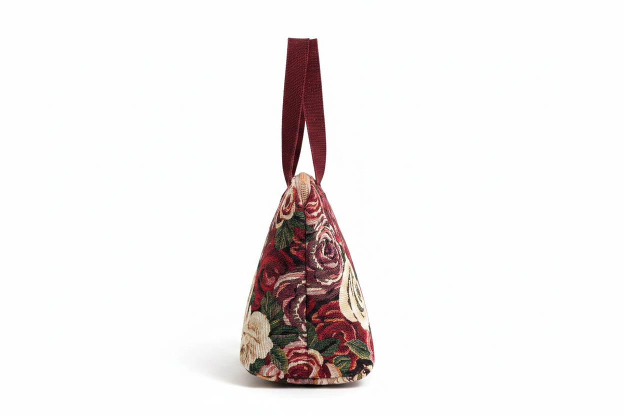 Bolso rosas lateral