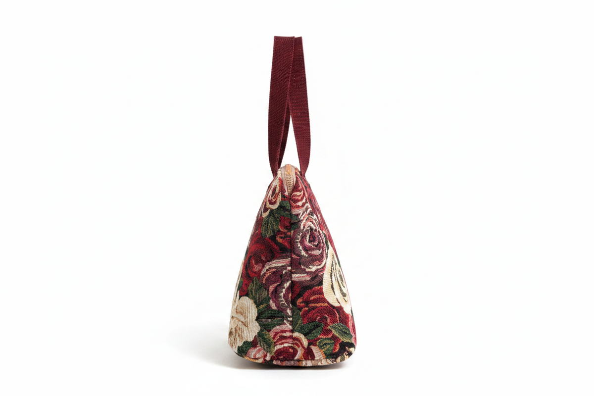 Bolso rosas lateral