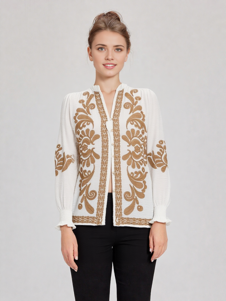 Blusa Bordada Bianca