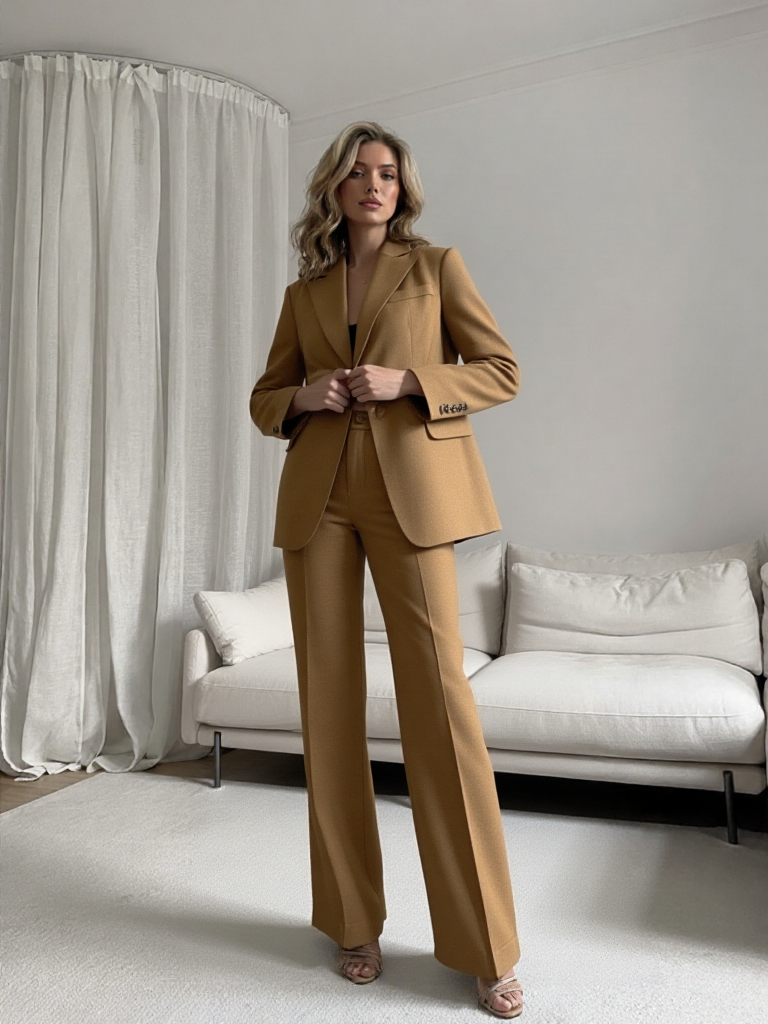 Pantalón Traje acabado flare