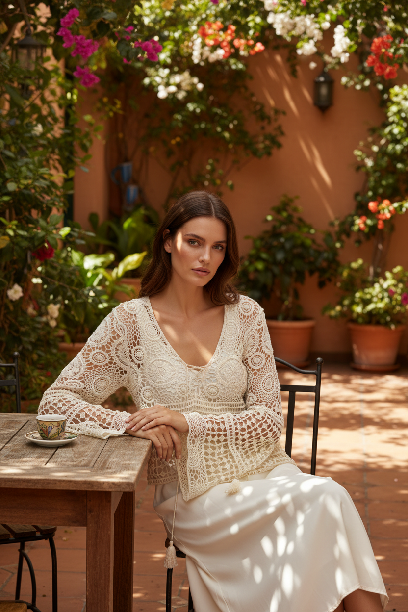 Jersey crochet - terraza