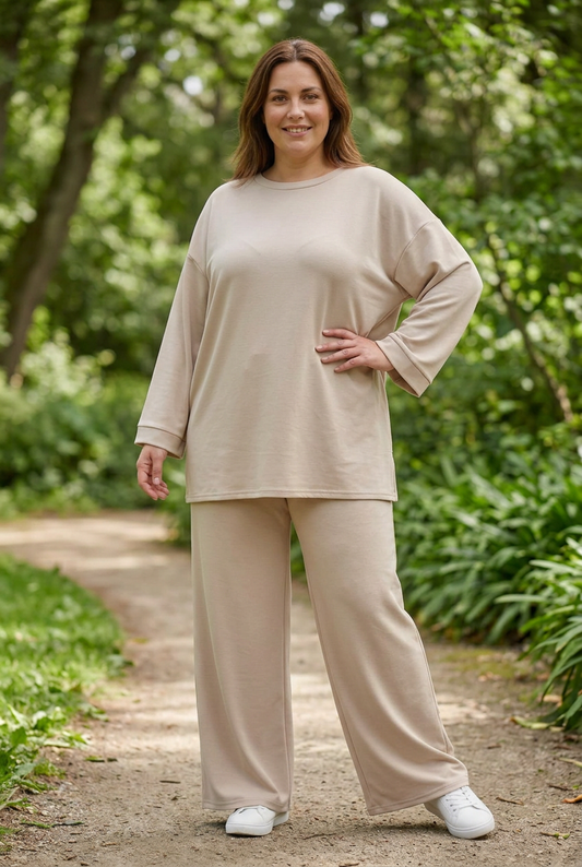 Conjunto punto talla grande