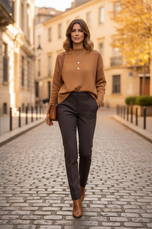 Pantalón vestir legging calle otoño
